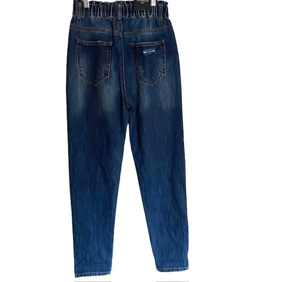 NWT Risen Pull On Mom Fit Jeans 25 - Picture 3 of 5